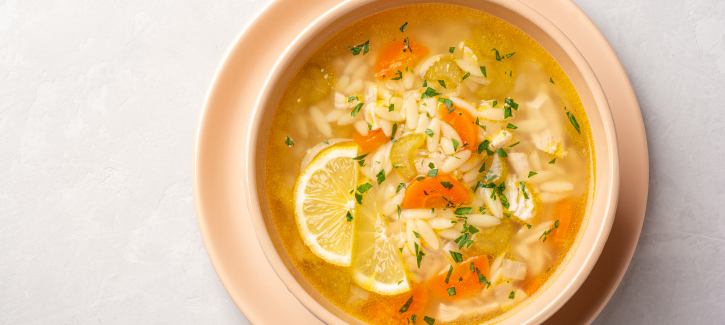 Hühnersuppe mit Risoni