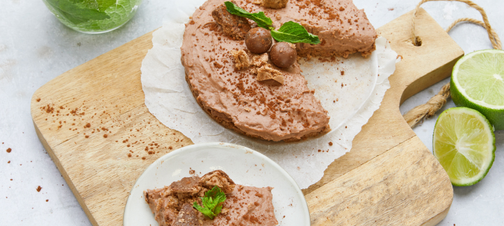 Schokoladen-Limetten-Cheesecake
