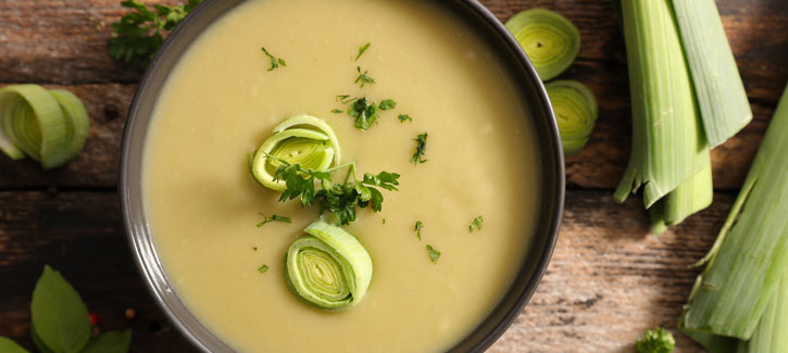 Cremige Lauchsuppe