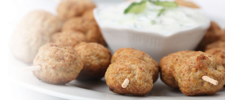 Fleischbällchen mit Tzatziki