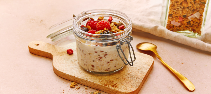 Overnight Oats mit Granola