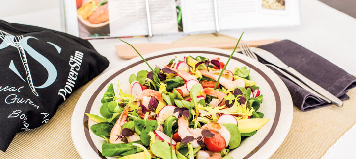 Asiatischer Garnelensalat