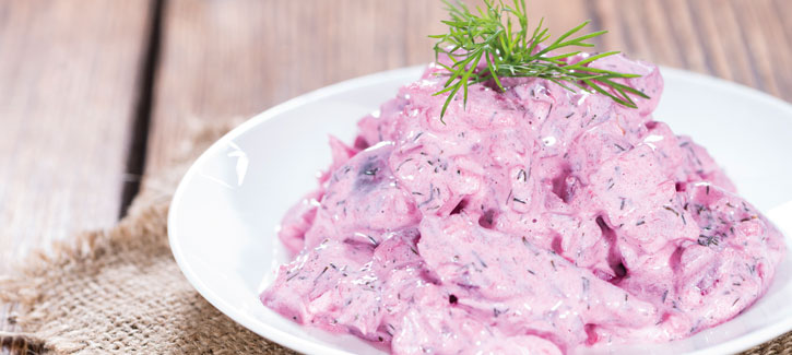 Frischer Heringsalat mit Roten Beten