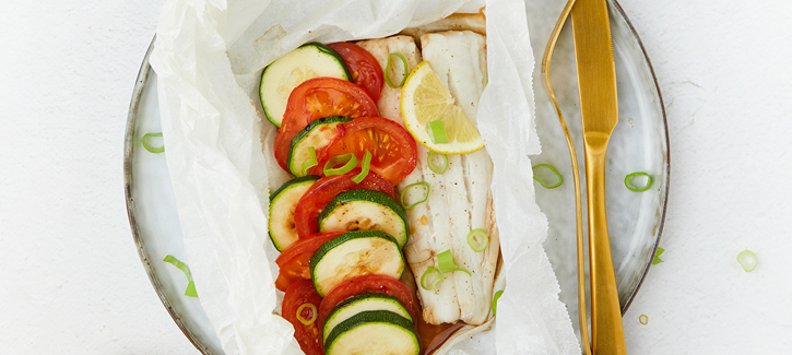 Mediterranes Fischpäckchen