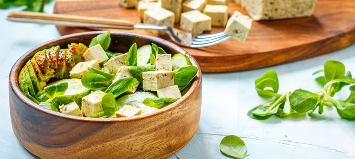 Frischer Tofusalat