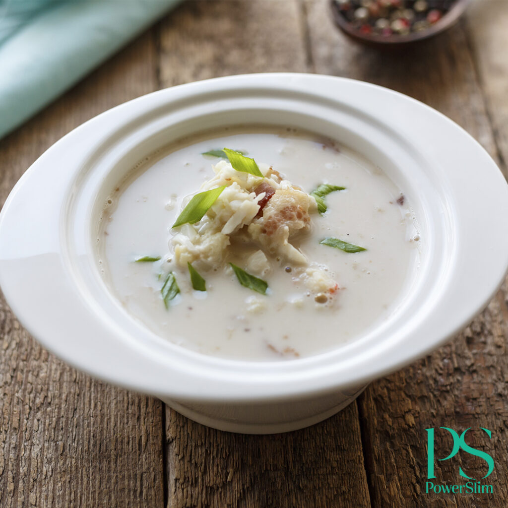 Blumenkohlsuppe mit Kabeljau