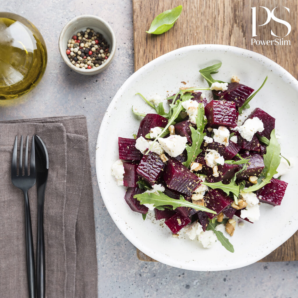 Rote-Bete-Salat mit Ziegenkäse und Vinaigrette