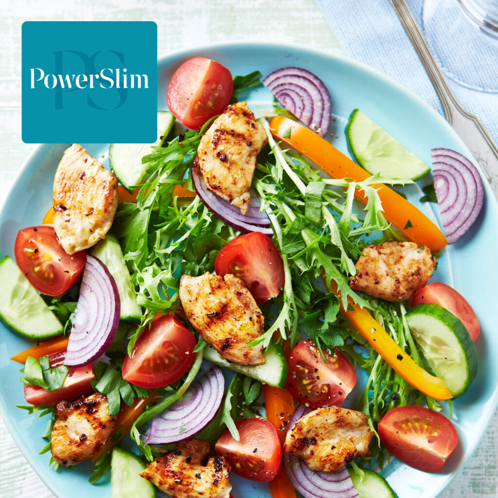 Mediterraner Hähnchensalat