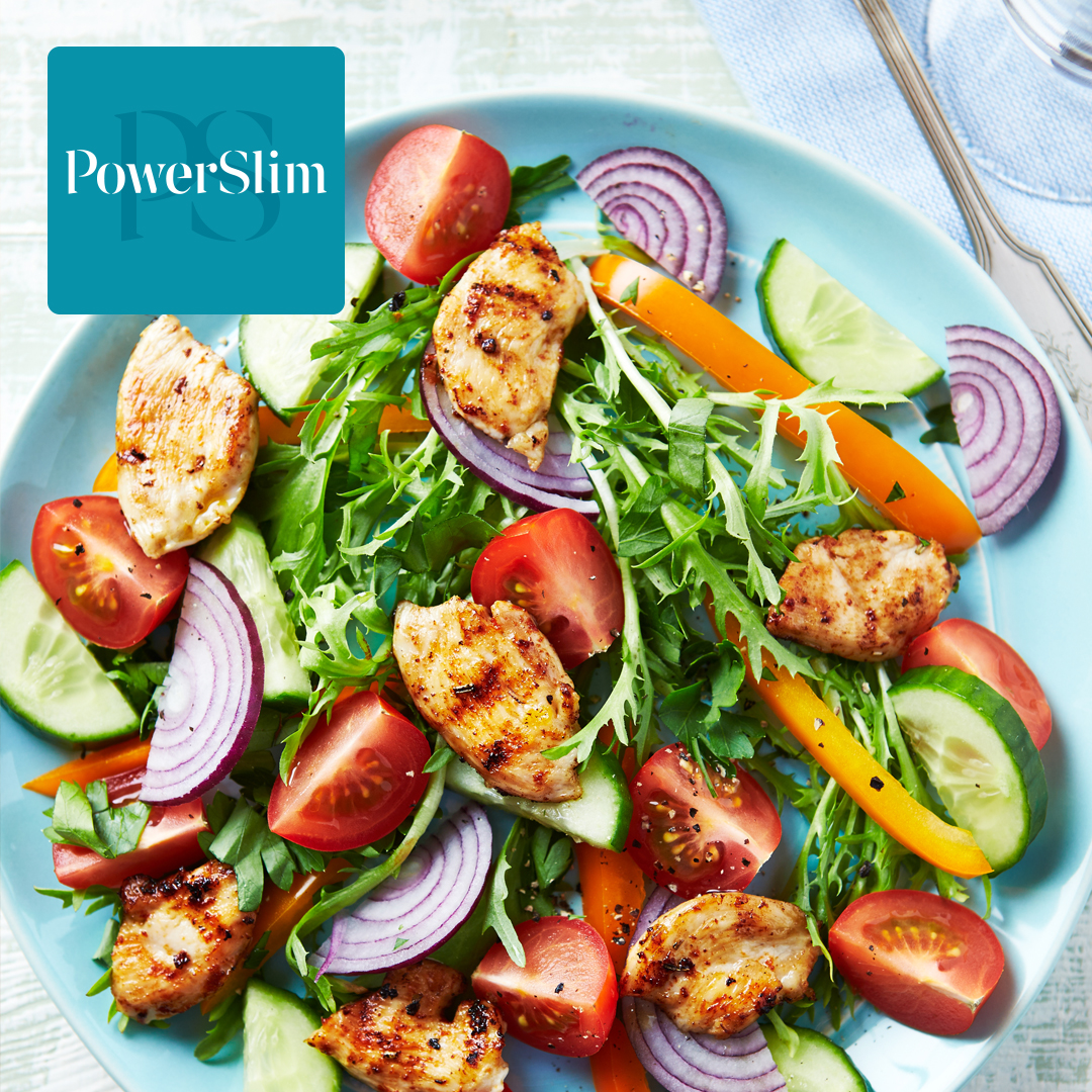 Mediterraner Hähnchensalat