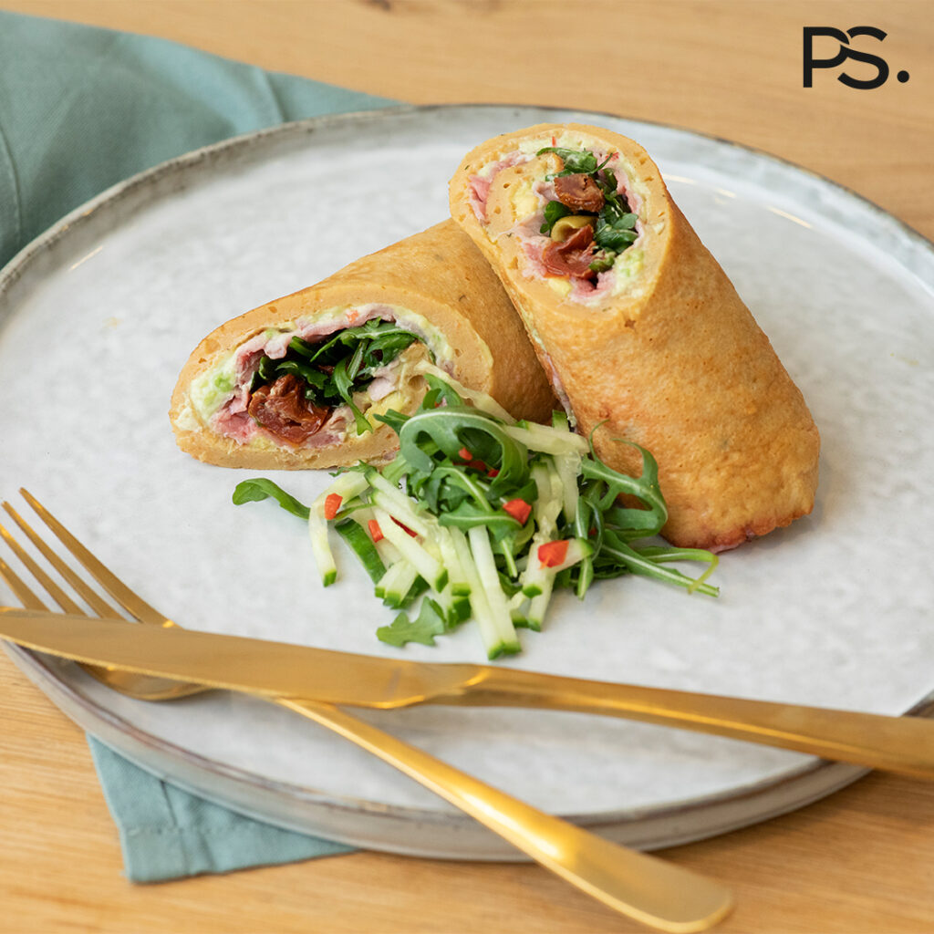 Wrap mit Roastbeef und Trüffelmayonnaise