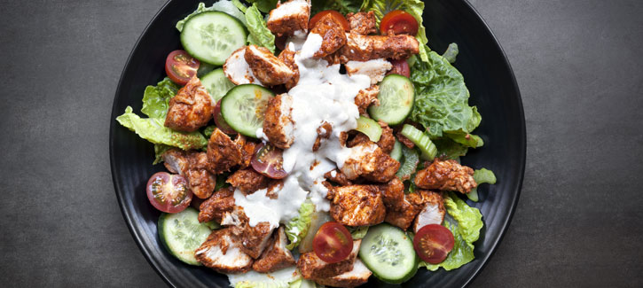 Hähnchen-Tandoori-Salat