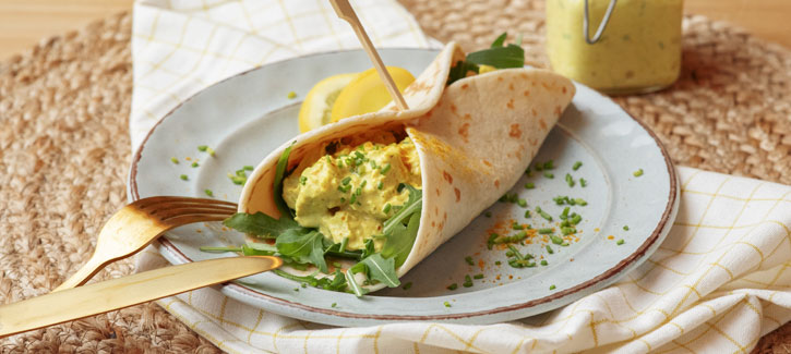 Wrap Hähnchen Curry