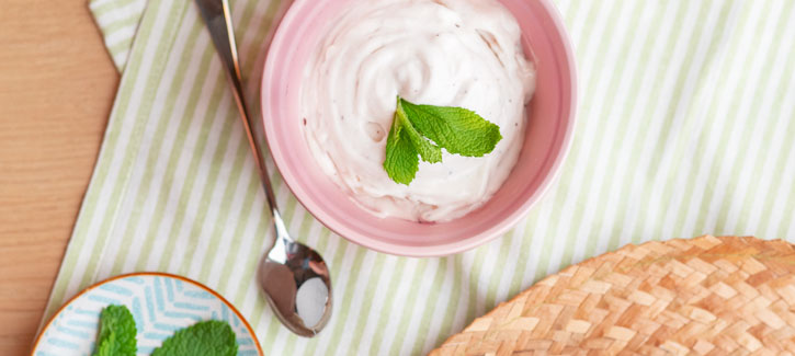Stracciatella-Speiseeis