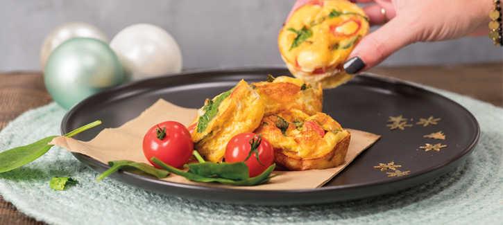 Ei-Spinat-Muffins