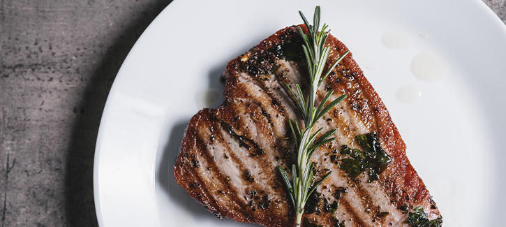 Gegrilltes Thunfischsteak